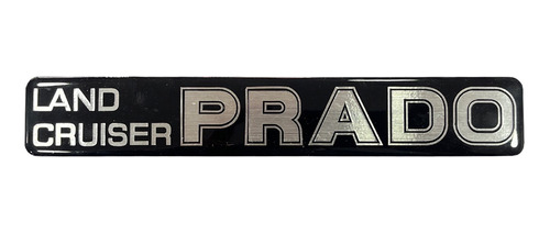 Emblema Prado Land Cruiser Porta Placa ( Adhesivo 3m) 