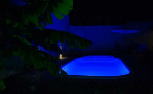 Luminárias Piscina Led Azul 4w - 8 M