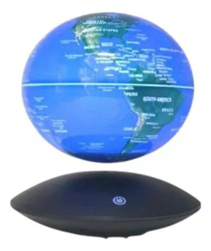 Globo Flotante Mapa Mundi De Levitación Magnética Luces 360°