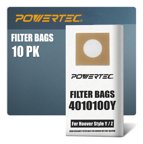 Bolsas De Filtración Para Aspiradora Hoover Tipo Y Y Z 10 Un