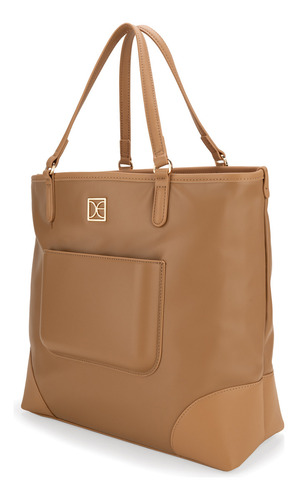Bolsa Tote 2 En 1 Cloe Izimali Ii Grande Color Naranja