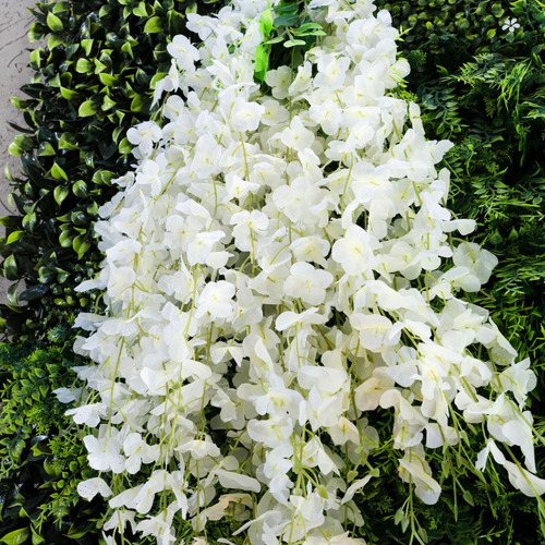 Jardín Vertical Enredadera Artificial Glicina Pack X 12 Unidades