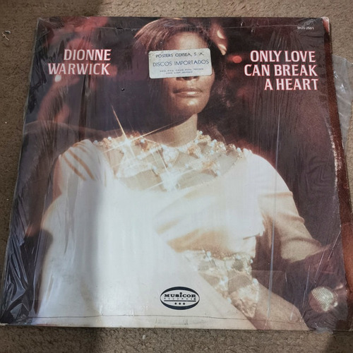 Disco Lp:dionne Warwick- Only Love Can Break A Heart