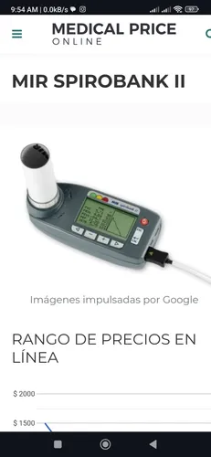 Mir Espirometro Spirobank Ll (Usado)