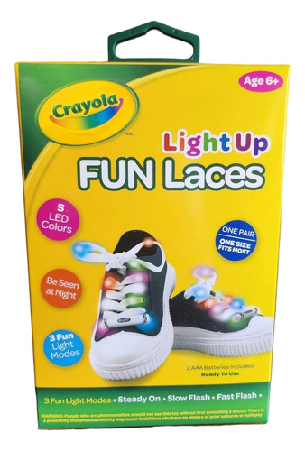 Agujetas Con Luz Led - Crayola