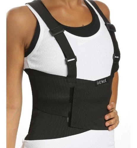 Imagen 1 de 10 de Faja Lumbar Fuerza De Trabajo Protección Espalda Dema F035-l