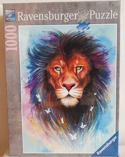 Rompecabezas Ravensburger - Majestuoso León De 1,000 Piezas