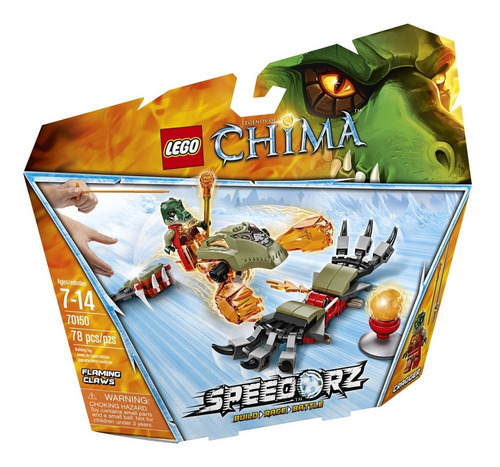 Lego Chima Orig 70150 Cragger Y Lanzador 78 Pzas - Daleplay