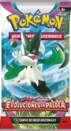 Pokemon Tcg: Evoluciones En Paldea Booster Pack Español