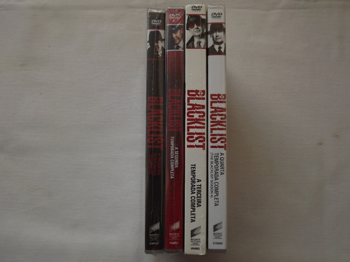 Box Dvd The Blacklist 1ª A 4ª Temporadas -originais-lacrados