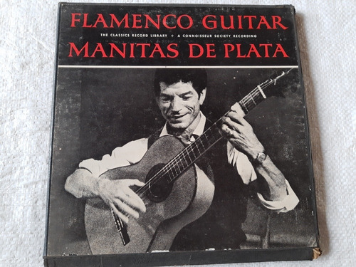 Disco De Acetato Flamenco Guitar Manitas De Plata
