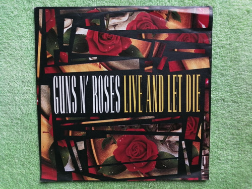 Eam 45 Rpm Vinilo Guns N' Roses Live And Let Die 1991 Geffen