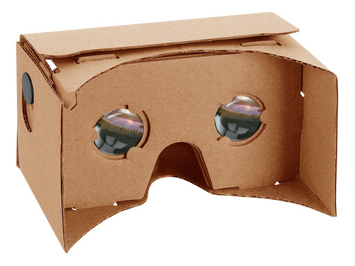 3 Pz Cardboard Visor Realidad Virtual Lente Vr Box 3d