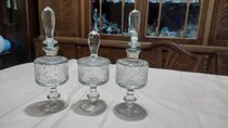 Comprar Antiguo Juego Toilette Tocador Botellones Perfumeros Javoner