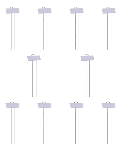 Etiquetas De De Metal De 10x Plantación De Plántulas