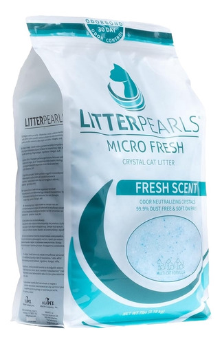 Litter Pearls Crystal Cat Litter Litter With Odorbond- Contr