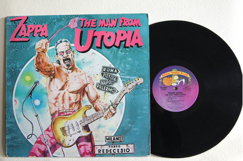Frank Zappa The Man From Utopia Lp Usa 1er Ed 1983 Ex/ex