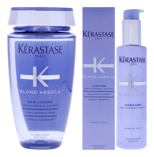 Kit De Cuidado Del Cabello Kerastase Blond Absolu Bain Ultra