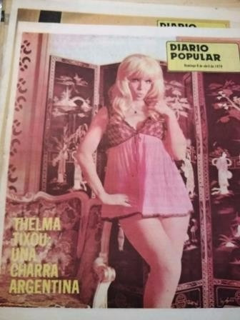 Suplemento Especial Thelma Tixou  Diario Popular 1979