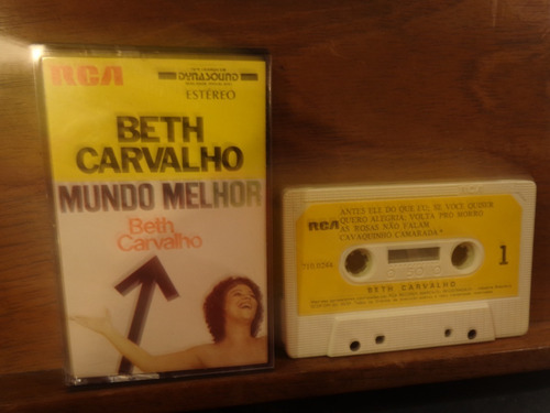 Beth Carvlho Mundo Melhor  Cassette Brasil Brasilero