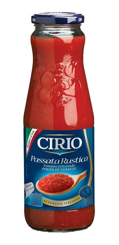 Passata Rústica De Tomate Cirio 680g