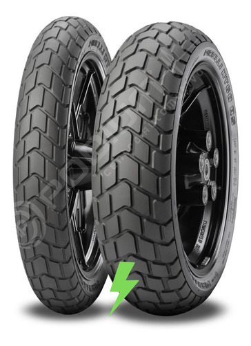 Par De Pneus Moto 130/90-16 E 150/80-16 Mt60 Rs - Pirelli