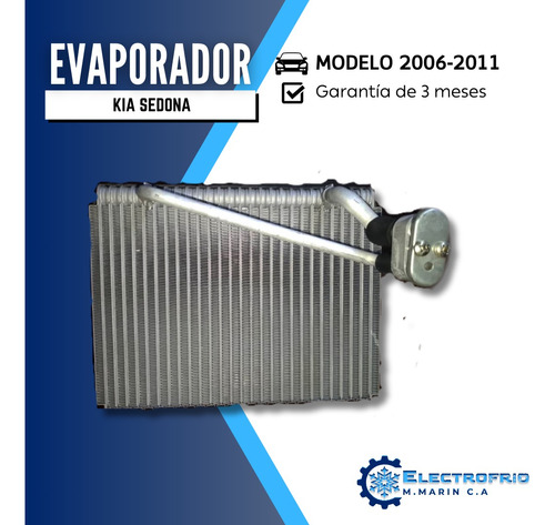 Evaporador Kia Sedona 2006/2011 Cuerpo Grueso