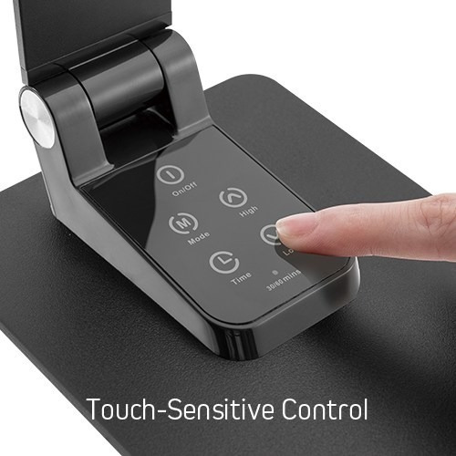 Imagen 5 de 9 de Lámpara Led Touch De Escritorio De Aluminio Con Puerto Usb