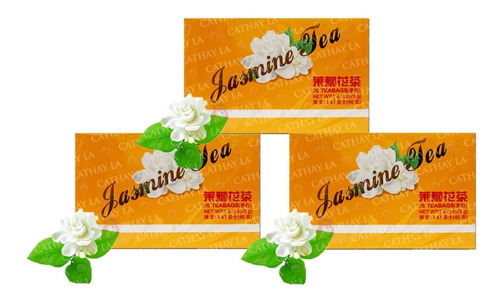 3 Té Relajante Digestivo De Jazmín Jasmine Jazmin 60 Sobres