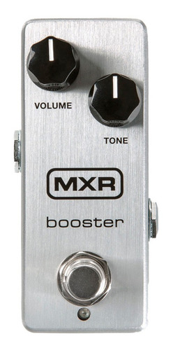 Pedal de efeito MXR Booster Mini M293 cinza