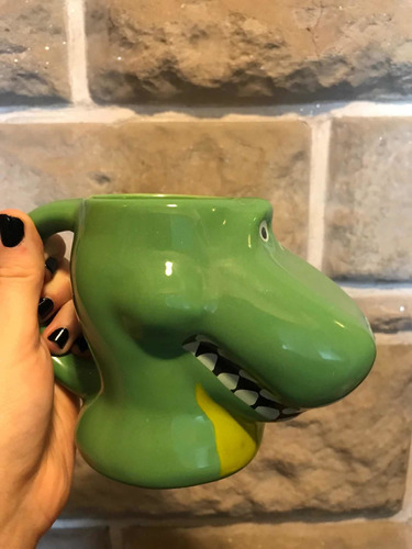 Taza 3d Rex Toy Story Disney De Cerámica