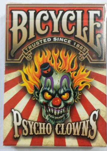 Mazo Naipes Bicycle Psycho Clowns - Magia Poker Coleccion