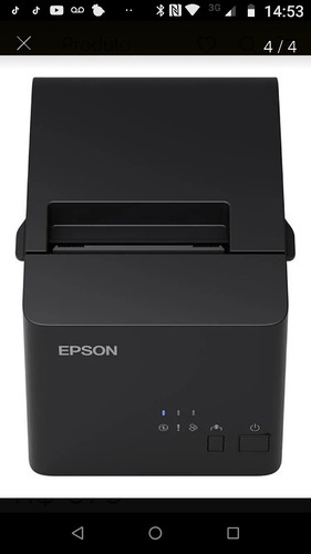 Impressora Epson Tm T20 Térmica Não Fiscal Usb