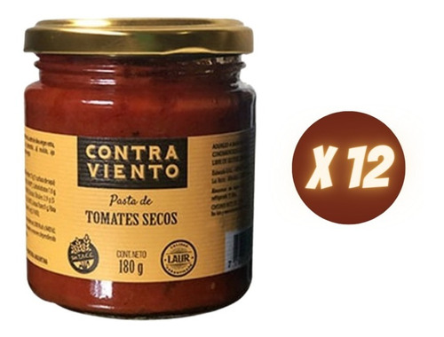 Pasta De Tomates Secos Laur 180g. Pack X 12