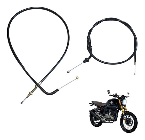 Chicote Cable De Clutch + Acelerador Vento Rocketman250