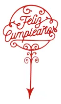 Comprar Cake Topper Feliz Cumpleaños Torta Casamientos Cumpleaños
