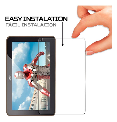 Protector Mica Pantalla Para Tablet Wolder Mitab Genius