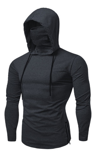 Imagen 7 de 10 de Buzo Canguro Capucha Hombre Slimfit Hoodie Camperas A29