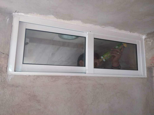 Ventanas De Aluminio Dos Pulgadas Con Vidrio De 6 Mm Claro