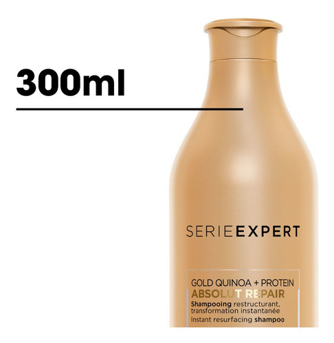 Imagen 8 de 8 de L'Oréal Professionnel Serie Expert Absolut Repair Shampoo 300mL