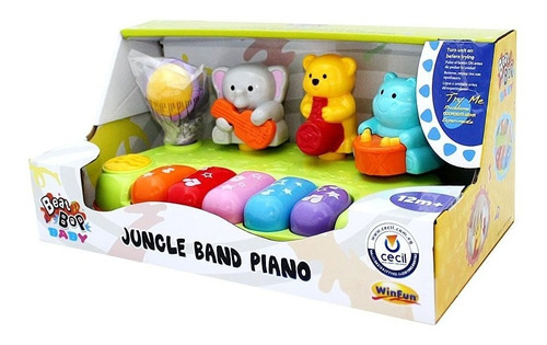 Piano Con Animales Win Fun Con Luz Y Sonido