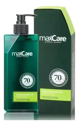  Shampoo Maxcare Anti-oil Para Cabello Graso 400ml