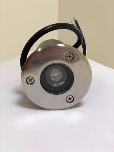 Led Piso 1w Fria Multivolt. Lista Para Instalar Color Plateado 110v/220v (bivolt)