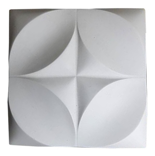Forma De Gesso 3d Abs Floral 28x28 Xmoldes Envio Imediato