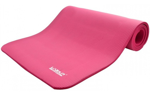 Colchonete Academia Tapete Yoga Pilates Rosa 180x60 Liveup