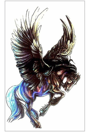 Tatuaje Temporal Lobo Buda Pegaso Escorpion Seiya Pegasus