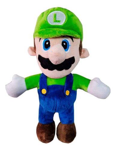 Luigi Mario Peluche Muñeco Super Mario Bros Play Gamer