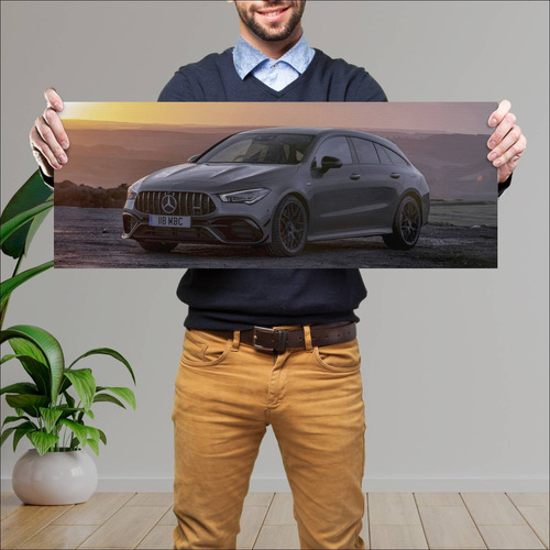 Cuadro 30x80cm Auto 2020 Mercedes Amg Cla 45 S S 311