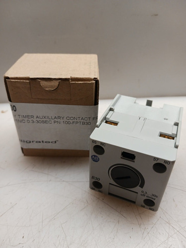 New Allen Bradley 100-fptb30 Pneumatic Timer Timing Relay 