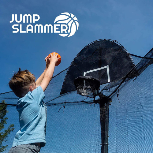 Jump Slammer - Aro De Baloncesto Para Trampolín, Fácil De In